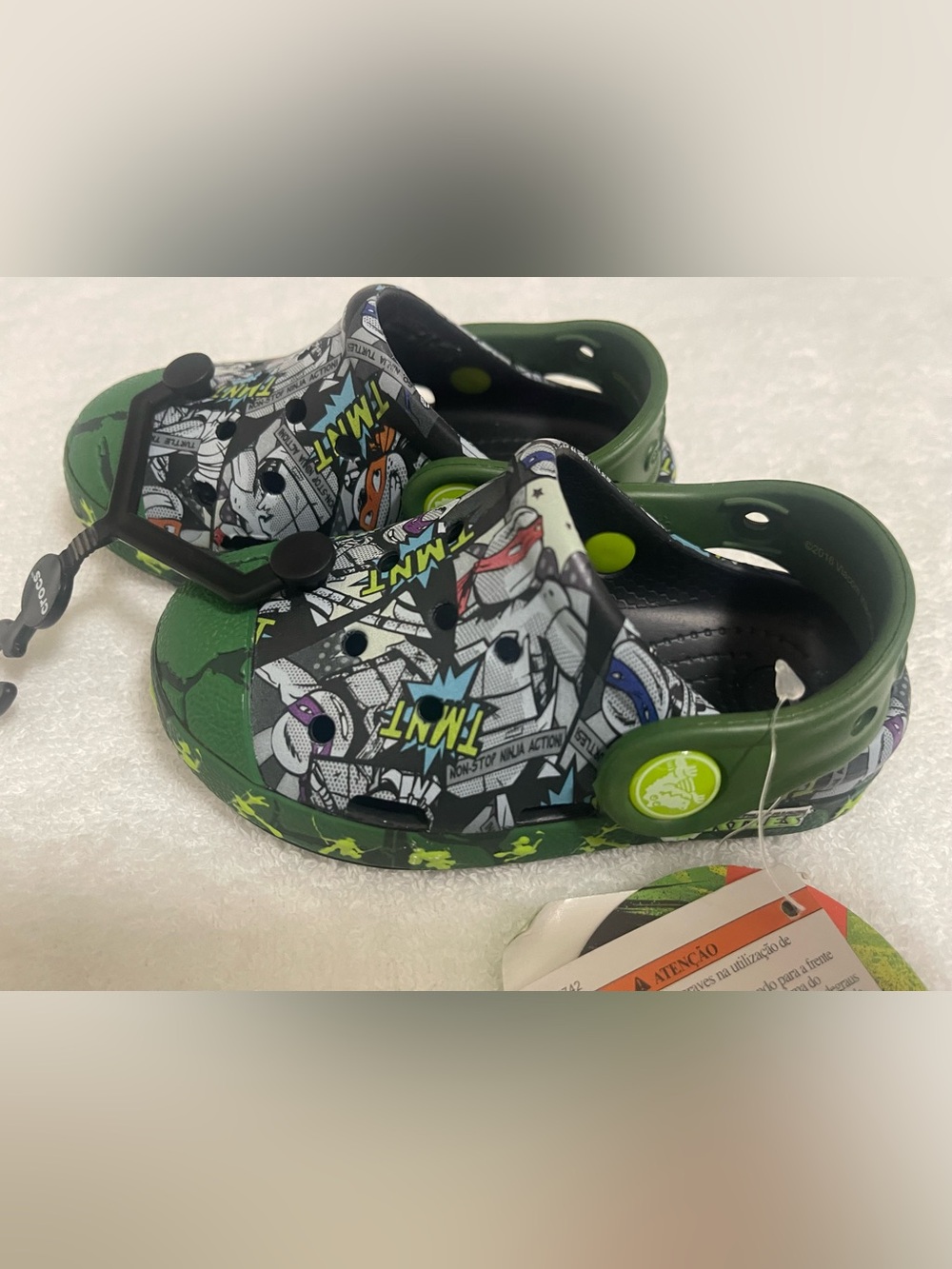 NWT Nickelodeon Teenage Mutant Ninja Turtles Crocs size C6